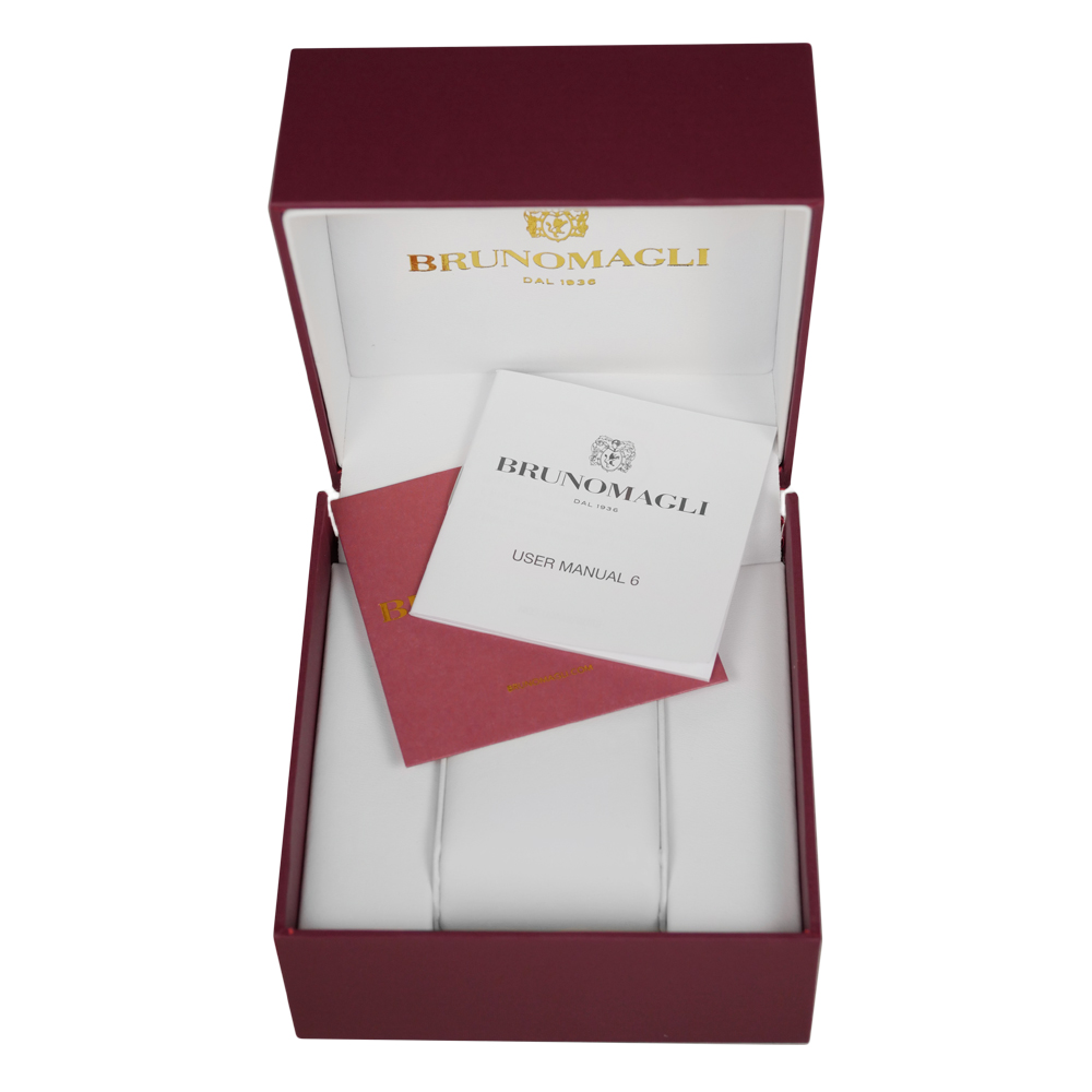 Bruno Magli Alessia 1381 Quartz White Dial Ladies Watch 36mm Red Band 29.191381.SR Bruno Magli Alessia 1381 Quartz White Dial Ladies Watch 36mm Red Band 29.191381.SR